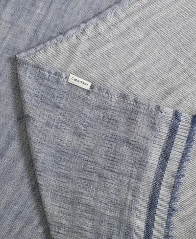 Calvin Klein Fine Weave Throw, 70" X 60"
