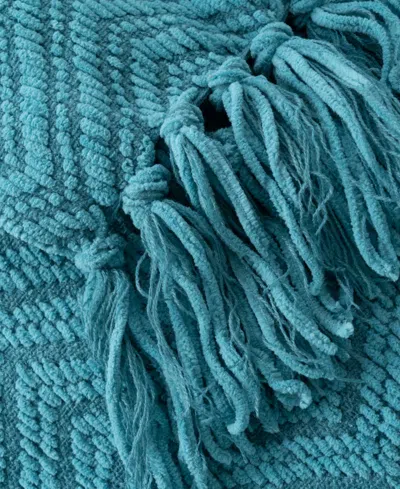 Battilo Herringbone Chenille Knit Throw, 50" X 60"