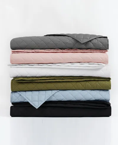 Cannon Oversized Cotton Percale 3-pc. Quilt Set, King
