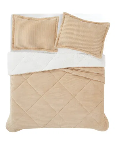 London Fog Signature Corduroy 3-pc. Comforter Set, King
