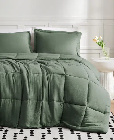 Truly Soft Garment Wash Solid 2-pc. Comforter Set, Twin/twin Xl