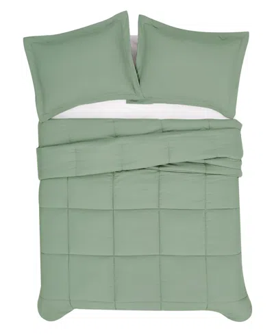 Truly Soft Garment Wash Solid 2-pc. Comforter Set, Twin/twin Xl