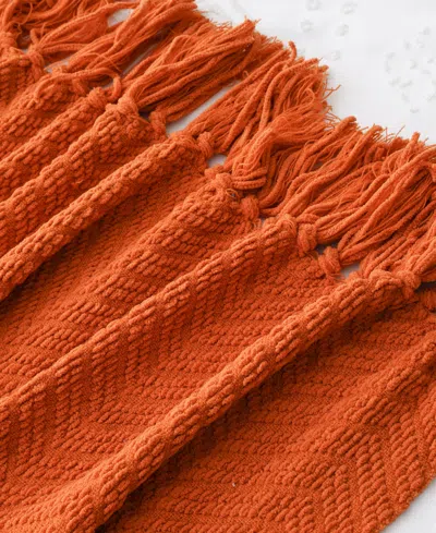 Battilo Herringbone Chenille Knit Throw, 50" X 60"