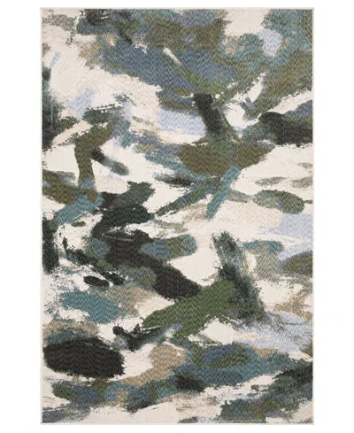Oriental Weavers Tisdell Tis04 6'7"x9'4" Area Rug In Multi
