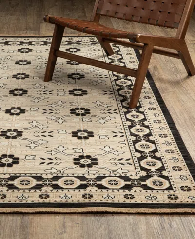 Oriental Weavers Acacia Aca09 6'7"x9'6" Area Rug In Brown