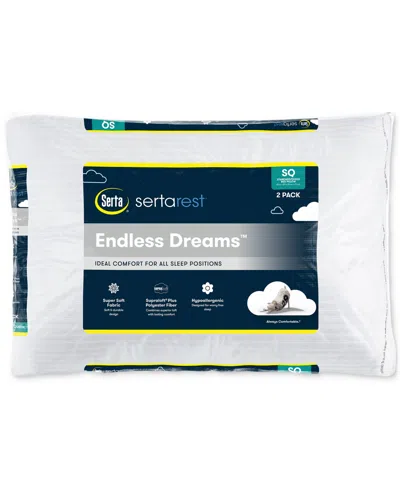 Serta Endless Dreams Pillow 2-pack, Jumbo