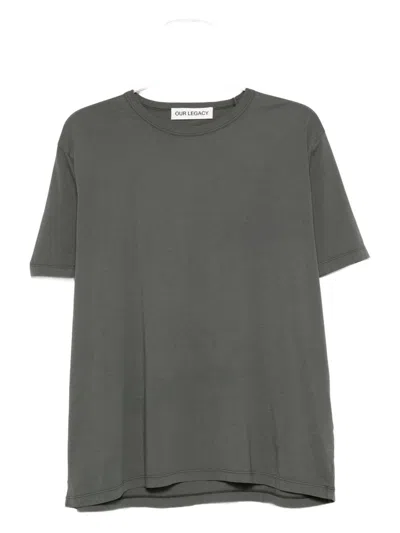 Our Legacy New Box T-shirt Clothing In Green