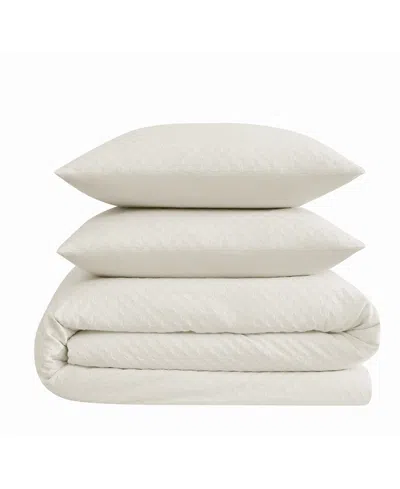 Brooklyn Loom Woven Texture 3-pc. Comforter Set, Full/queen