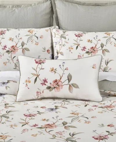 Piper & Wright Clarice Cotton Boudoir Decorative Pillow, 12" X 20"