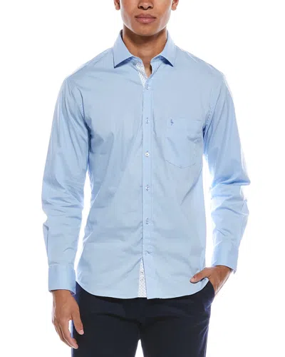 Tailorbyrd Solid Shirt In Blue