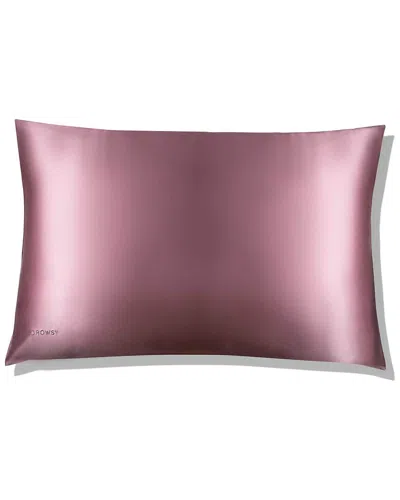 Drowsy 22 Momme Silk Pillowcase In Pink