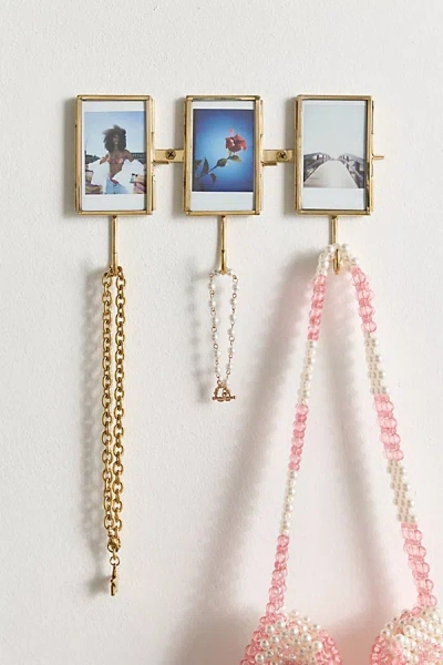Urban Outfitters Instax Mini Frame Wall Multi-hook In Gold At