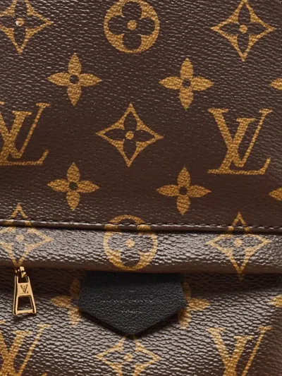Pre-owned Louis Vuitton Palm Springs Monogram Backpack In Brown