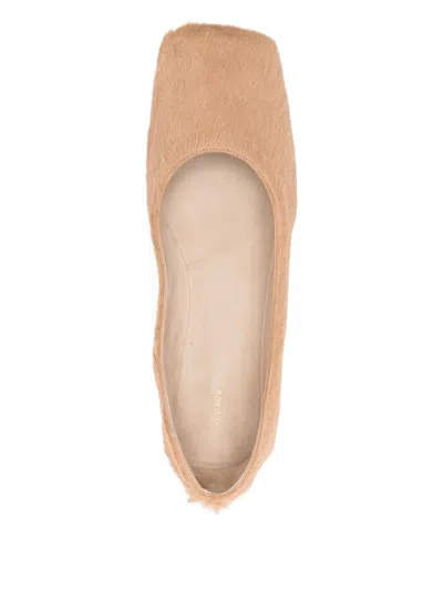 The Row Leather Ballet Flats