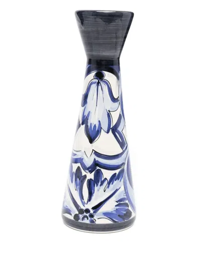 Dolce & Gabbana Dolce Blu Mediterraneo Medium Candle Holder In Blue