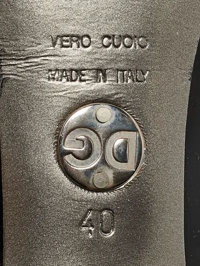 Pre-owned D&g  110mm Patent-leather Bow-detail Pumps