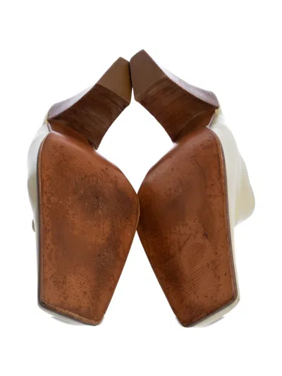 Pre-owned Sergio Rossi Vintage  85mm Square-toe Block-heel Mules