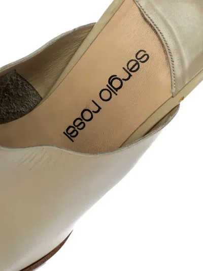 Pre-owned Sergio Rossi Vintage  85mm Square-toe Block-heel Mules