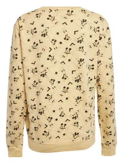 Pre-owned Saint Laurent Mickey Mouse-print Cotton Sweatshirt