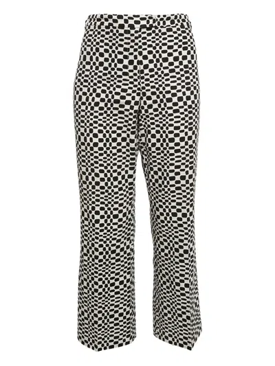 Pre-owned Max Mara Graphic-print Trousers
