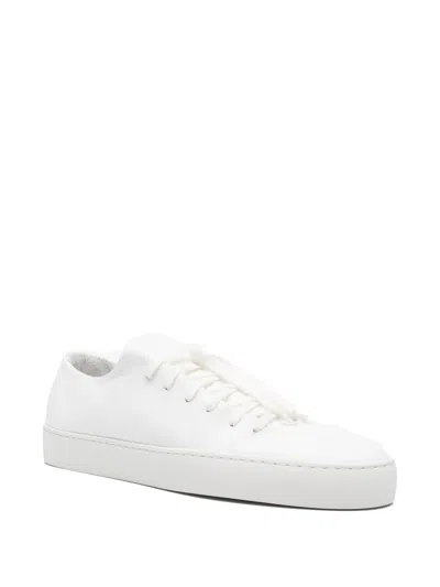 Jak Leather Sneakers In White