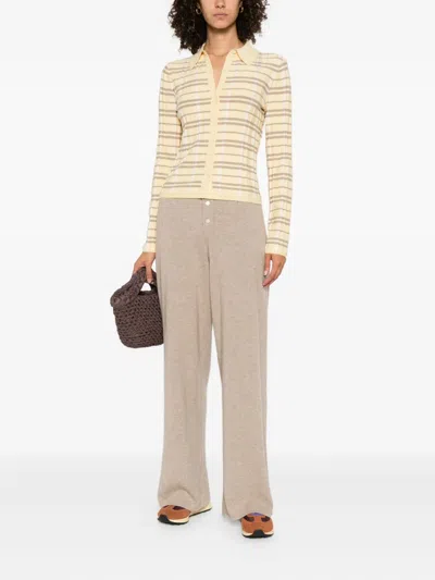 Guest In Residence Elle Plaid Cardigan In Neutral