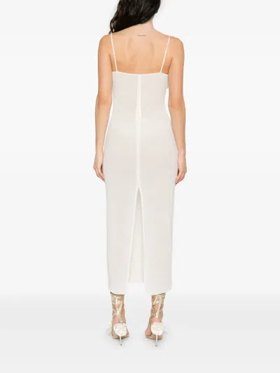 Magda Butrym Floral-appliqué Midi Dress