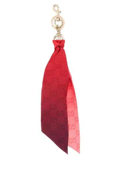 Gucci Portachiavi In Tessuto Stampato  Donna In Pink