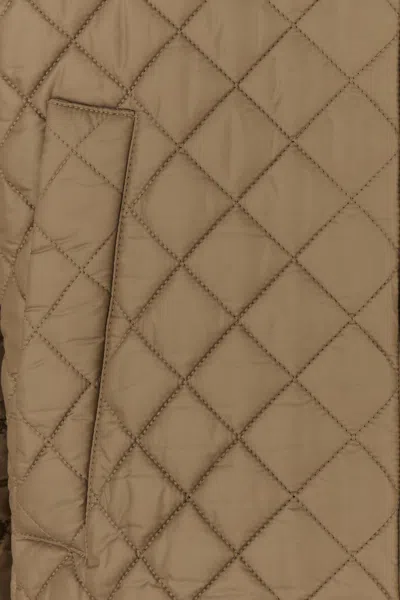 Max Mara Giubbino Reversibile Leo In Poliestere Cammello Donna In Brown