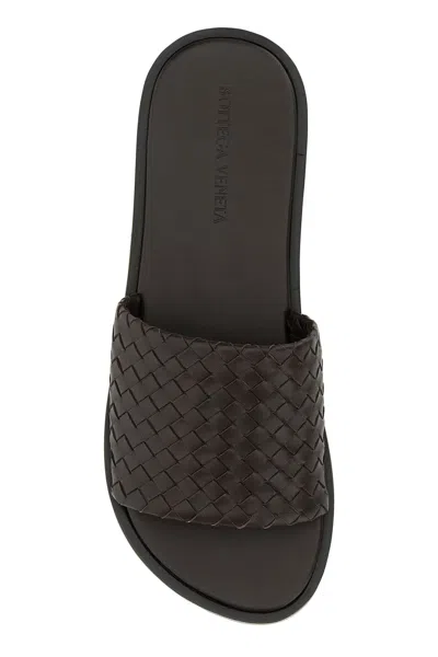 Bottega Veneta Nappa Leather Slippers Strap Woven