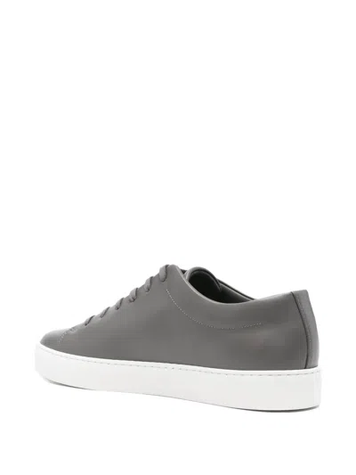Jak Royal Leather Sneakers In Gray
