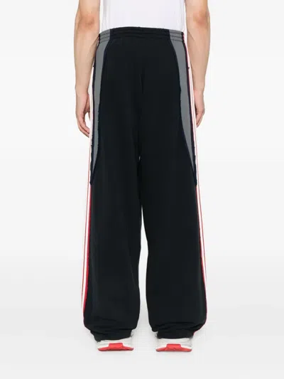 Balenciaga Oversized Cotton Unity Sports Icon Sweatpants In Black