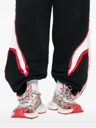 Balenciaga Oversized Cotton Unity Sports Icon Sweatpants In Black