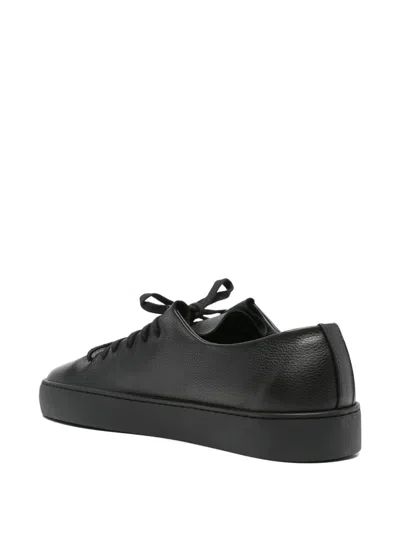 Jak Leather Sneakers In Black