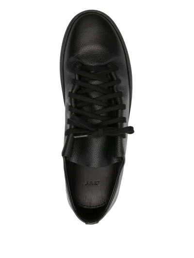 Jak Leather Sneakers In Black