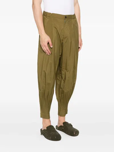 Issey Miyake Wide-leg Trousers In Animal Print