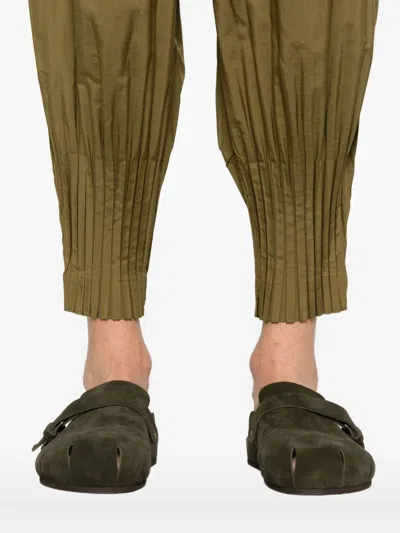 Issey Miyake Wide-leg Trousers In Animal Print