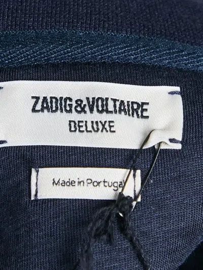 Pre-owned Zadig & Voltaire  Stripe Zip-up Hooded Jacket