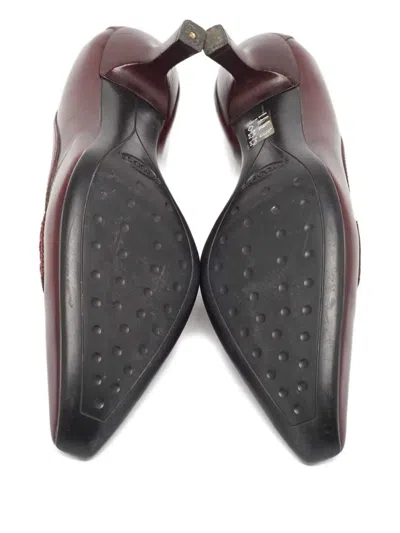 Pre-owned Tod's Vintage Pointed-toe Penny Keeper Pumps