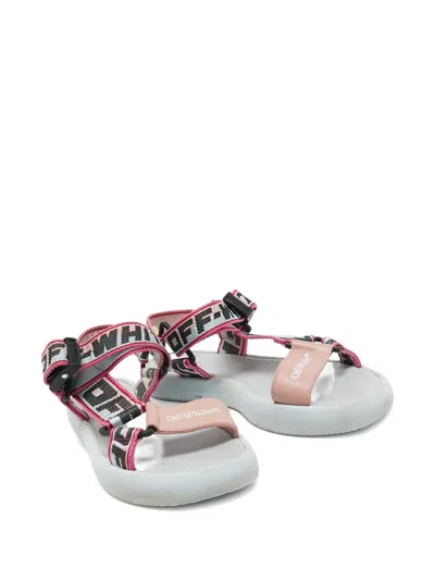 Pre-owned Off-white Canvas Platform Sandals
