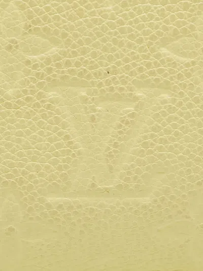 Pre-owned Louis Vuitton Romy Cardholder In Yellow