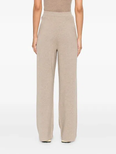 Guest In Residence Cashmere Straight-leg Trousers In Brown