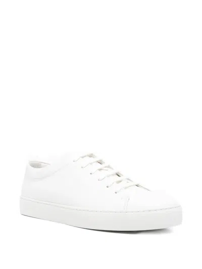 Jak Royal Leather Sneakers In White
