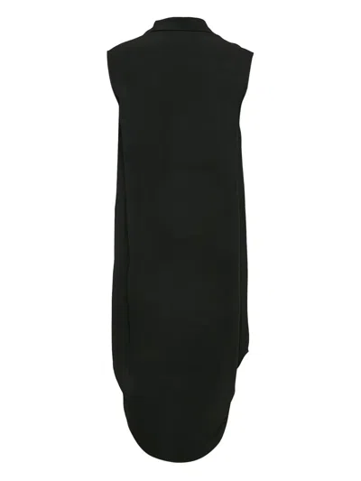 Pre-owned Givenchy Sleeveless Tie-neck Dress In Black