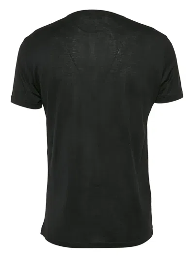 Pre-owned Alexander Mcqueen Ribcage Graphic-print T-shirt