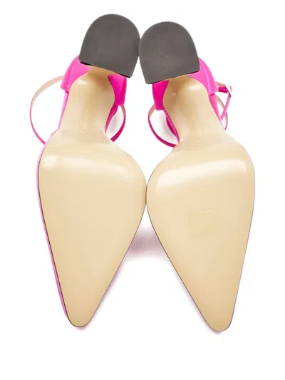 Pre-owned Mach&mach  130mm Crystal-embellished Platform Pumps In Pink