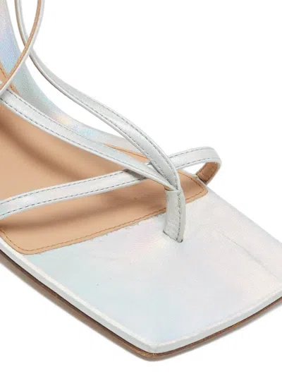 Pre-owned Bottega Veneta 2024 Patent Leather Square-toe Sandals
