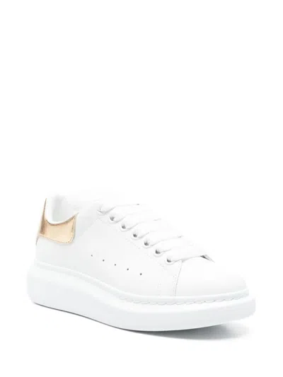 Alexander Mcqueen Oversized Leather Sneakers - Women's - Rubber/calf Leather