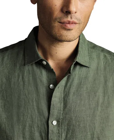 Charles Tyrwhitt Men's  Pure Short Sleeve Shirt In Green