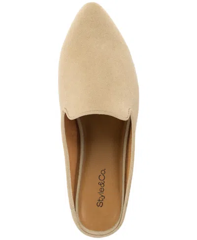 Style & Co Women's Naomii Mules, Exclusively At Macy's In Neutral